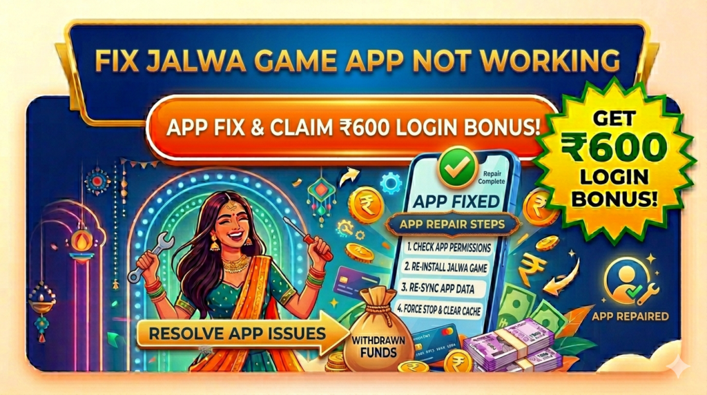 jalwa game app not working