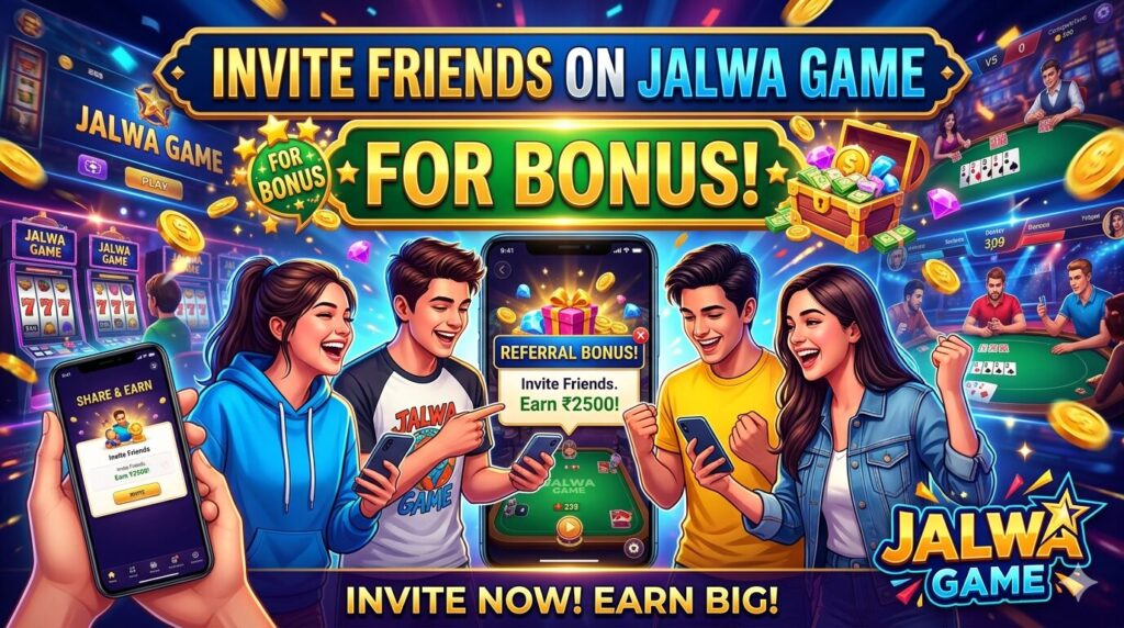 Invite friends on jalwa games